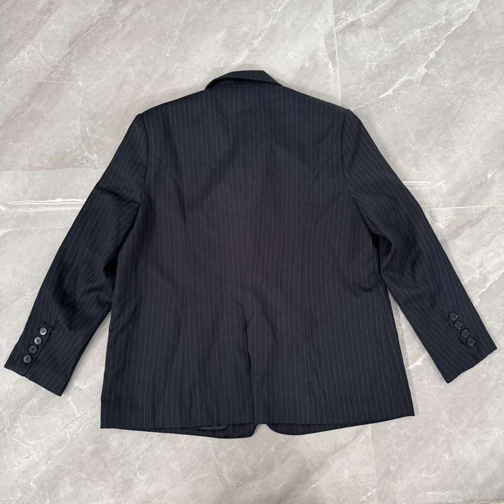 Women’s Mare Mare Anthropologie Pinstripe Oversized Blazer Button Up Size Small - Picture 11 of 16